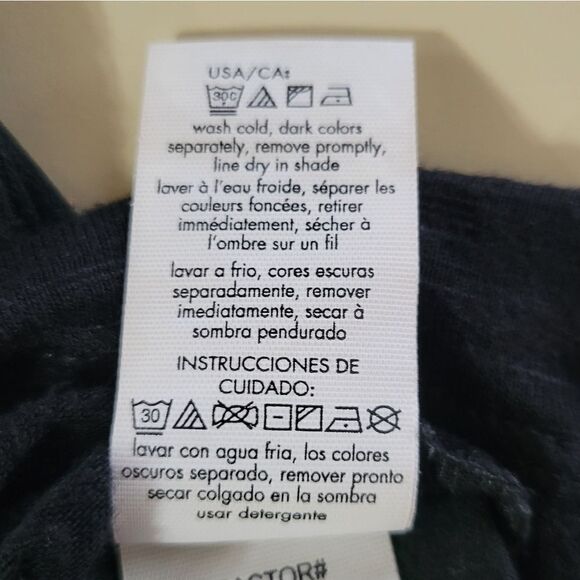 Calvin Klein Women's Black V-neck Short Sleeve Pullover Top - Picture 11 of 12